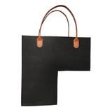 Maxbell Stair Organizer Basket Felt for Wooden Stairs Staircase Carpeted black