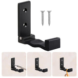 Maxbell Wall Hooks Adhesive Hanging Tiles Home Hat Doors Folding Coat Hook Black