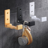 Maxbell Wall Hooks Adhesive Hanging Tiles Home Hat Doors Folding Coat Hook Black