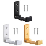 Maxbell Wall Hooks Adhesive Hanging Tiles Home Hat Doors Folding Coat Hook Black