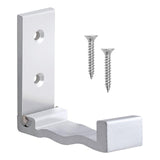 Maxbell Wall Hooks Adhesive Hanging Tiles Home Hat Doors Folding Coat Hook Silver