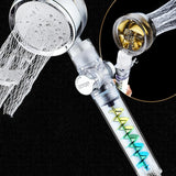 Maxbell Shower Nozzle Adjustable Ball Joint Rainfall Shower Nozzle Home Shower Silver