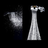 Maxbell Shower Nozzle Adjustable Ball Joint Rainfall Shower Nozzle Home Shower Blue