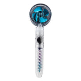 Maxbell Shower Nozzle Adjustable Ball Joint Rainfall Shower Nozzle Home Shower Blue