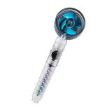 Maxbell Shower Nozzle Adjustable Ball Joint Rainfall Shower Nozzle Home Shower Blue