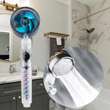 Maxbell Shower Nozzle Adjustable Ball Joint Rainfall Shower Nozzle Home Shower Blue