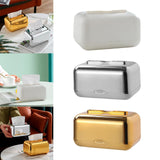 Maxbell ARC Corners Tissue Box Napkin Holder Multifunctional Container White