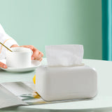 Maxbell ARC Corners Tissue Box Napkin Holder Multifunctional Container White