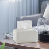 Maxbell ARC Corners Tissue Box Napkin Holder Multifunctional Container White