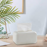 Maxbell ARC Corners Tissue Box Napkin Holder Multifunctional Container White