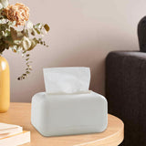 Maxbell ARC Corners Tissue Box Napkin Holder Multifunctional Container White