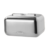 Maxbell ARC Corners Tissue Box Napkin Holder Multifunctional Container Silver