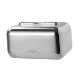 Maxbell ARC Corners Tissue Box Napkin Holder Multifunctional Container Silver