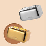 Maxbell ARC Corners Tissue Box Napkin Holder Multifunctional Container Golden