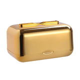 Maxbell ARC Corners Tissue Box Napkin Holder Multifunctional Container Golden