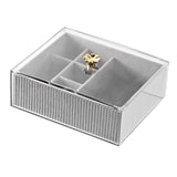 Maxbell Earring Jewelry Display Box Organizer for Pendants Bracelet 18cmx15cm