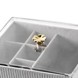 Maxbell Earring Jewelry Display Box Organizer for Pendants Bracelet 18cmx15cm