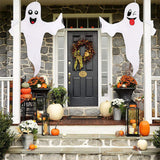 Maxbell Hanging Flags Decor Pendant Halloween Ghosts Windsocks for Outdoor Pathway