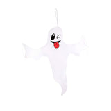 Maxbell Hanging Flags Decor Pendant Halloween Ghosts Windsocks for Outdoor Pathway