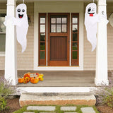 Maxbell Hanging Flags Decor Pendant Halloween Ghosts Windsocks for Outdoor Pathway