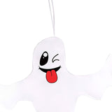 Maxbell Hanging Flags Decor Pendant Halloween Ghosts Windsocks for Outdoor Pathway