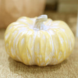 Maxbell Artificial Pumpkins Pumpkin Decorations for Centerpiece Displaying Yellow