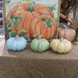 Maxbell Artificial Pumpkins Pumpkin Decorations for Centerpiece Displaying Green