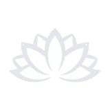 Maxbell Lotus Wall Decoration Hollow Out Meditation Ornament for Porch Home Entrance Silver