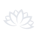 Maxbell Lotus Wall Decoration Hollow Out Meditation Ornament for Porch Home Entrance Silver
