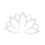 Maxbell Lotus Wall Decoration Hollow Out Meditation Ornament for Porch Home Entrance Silver