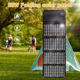 Maxbell Portable Solar Charger Outdoor Charging Panel for Cellphone Camera, Camping