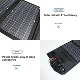 Maxbell Portable Solar Charger Outdoor Charging Panel for Cellphone Camera, Camping