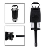 Maxbell Portable Golf Ball Retriever Zipper Pick up Removable Tube bag Black