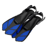 Maxbell 2Pcs Professional Swimming Flippers Swim for Snorkeling Adults L Size Blue