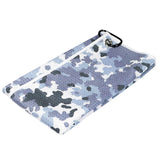 Maxbell Camo Golf Towel with Carabiner Waffle Pattern Cleaning Towels 9.5in x 16in Gray