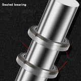 Maxbell 1-1/8" Threadless Bicycle Headset Front Fork Sealed for Cycling 42-42mm