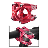 Maxbell Premium 31.8mm Bike Stem Parts Handle Bar for Mountain Road Components red