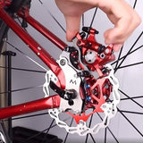 Maxbell Bike Disc Brake Adapter Bicycle Bracket MTB Modification Parts Road red