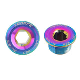 Maxbell Bicycle Crank Cover Crankset Bolt M20 Aluminum Alloy Road Bike  Multicolor