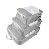 Maxbell Compression Luggage Packing Organizer Bags Travel Accessories Gray