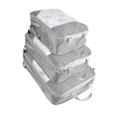 Maxbell Compression Luggage Packing Organizer Bags Travel Accessories Gray