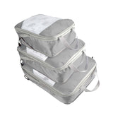 Maxbell Compression Luggage Packing Organizer Bags Travel Accessories Gray