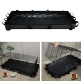 Maxbell Guinea Pig Cage Bottom Cover Dust for Hedgehog Small Animals Squirrel black