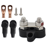 Maxbell power Distribution Terminal Block Kits 48V for Truck Car RV Black with Gasket