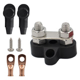 Maxbell power Distribution Terminal Block Kits 48V for Truck Car RV Black with Gasket