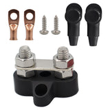 Maxbell power Distribution Terminal Block Kits 48V for Truck Car RV Black with Gasket