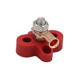 Maxbell power Distribution Terminal Block Kits 48V for Truck Car RV Red Single Stud