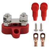 Maxbell power Distribution Terminal Block Kits 48V for Truck Car RV red Gasket