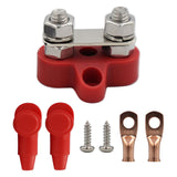 Maxbell power Distribution Terminal Block Kits 48V for Truck Car RV red Gasket