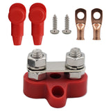 Maxbell power Distribution Terminal Block Kits 48V for Truck Car RV red Gasket